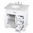 Hermes 32 " W Freestanding Standard Free Standing 1 Single Vanity Bathroom Vanity With Marble Top-716768801