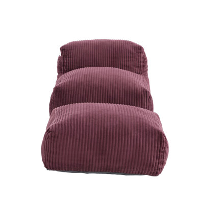 Big Bean Bag Lounger Chair for Adults, No Assembly Required for Living Room & Bedroom