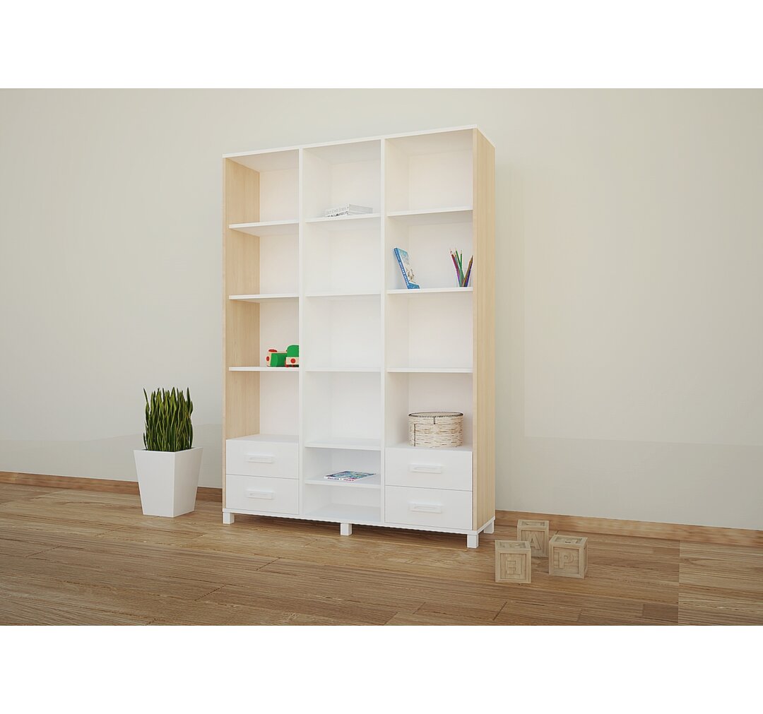 132 cm Bücherregal Hetton