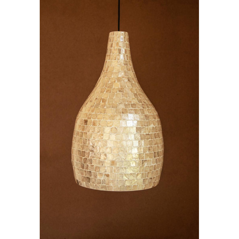 LUMINAIRE PENDENTIF EN BAMBOU SPUN AVEC COFFRET DÉTAIL # 1