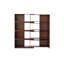 Bibliothèque simple en bois massif rétractable et rotative-1947039587