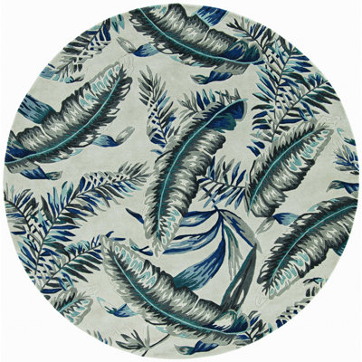 Tapis gris / bleu Houten
