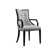 Upholstered Solid Wood Arm chair