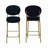 2-Pack Modern Velvet Bar Stools-80488502