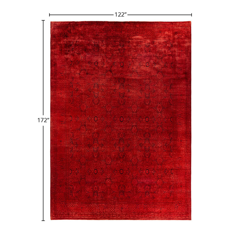 Overyed One-of-a-Kind Rectangle 10'2" X 14'4" Hand Knotted Area Rug