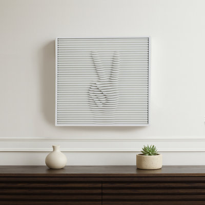 Artistique dimensionnel, décoration murale et boîte-cadre en forme d'ombre 