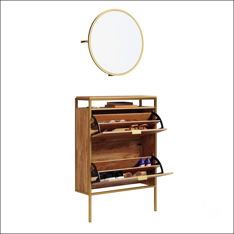 Wall-Mounted Shoe Cabinet