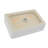 19.63"X13.69" White Ceramic Rectangular Vessel Bathroom Sink