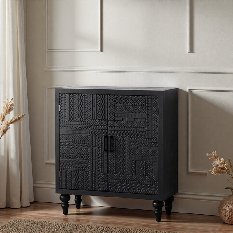 Retro Black Sideboard
