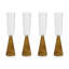 Viterbo Champagne Flutes, Set of 4-827658178