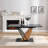 Extendable Dining Table, Modern Geometric Rectangular Table-778273729