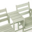 Jack & Jill HDPE Garden Love Seat-97771629
