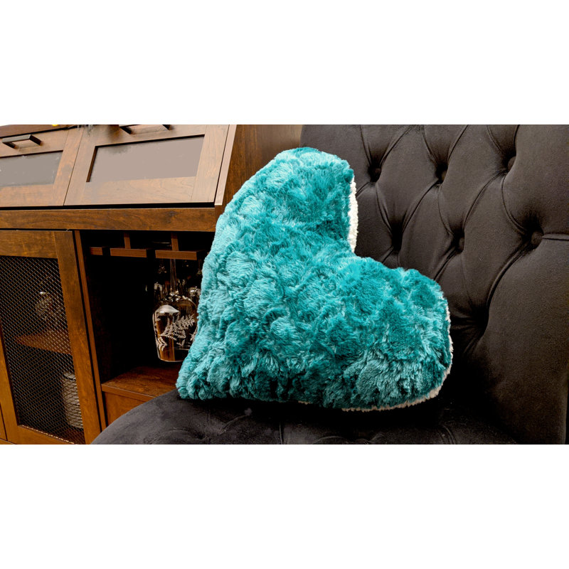 Reversible Throw Pillow, Green