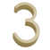 5" Floating Mount House Number