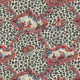 Cevennes Chinese Leopard 100% Cotton Performance Fabric