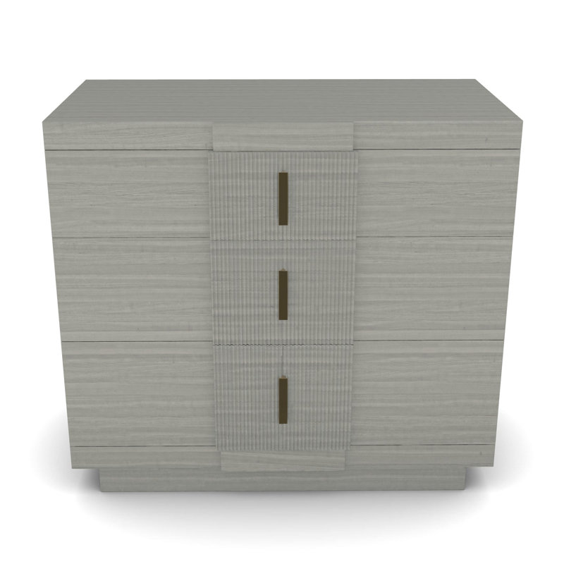 Table de chevet Axis, Gris colombe