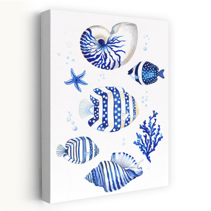 Inspired By The Tranquil Beauty Of The Ocean by Isabelle Brent - Wrapped Canvas Print, 45.72 cm H x 30.48 cm W