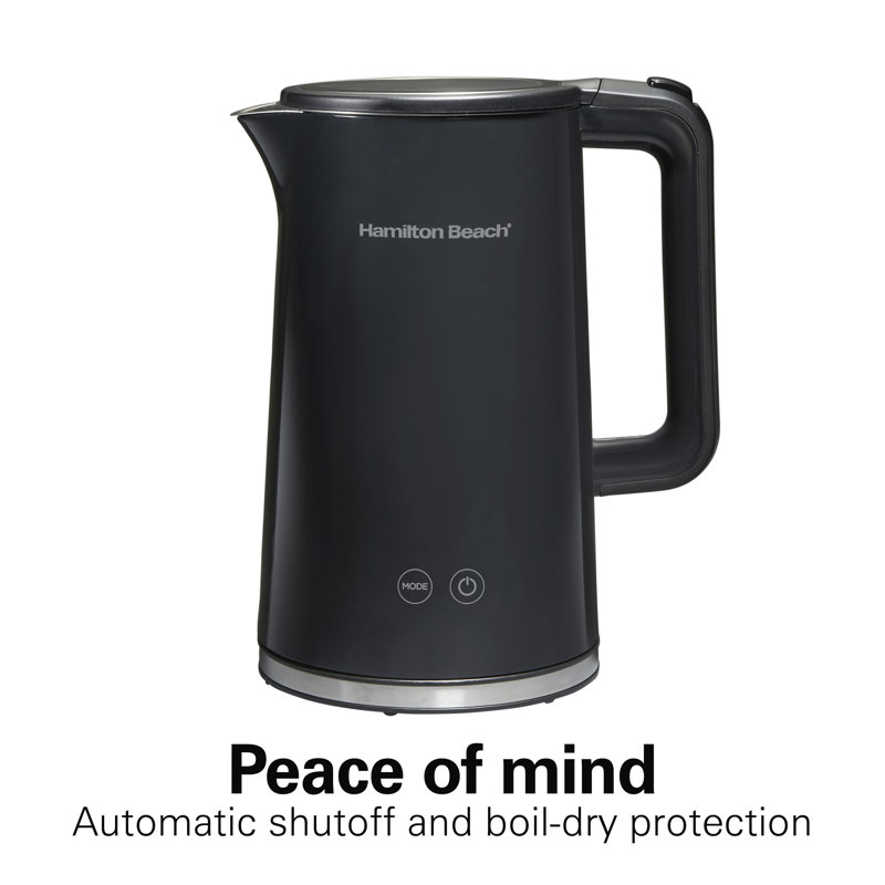 Hamilton Beach 1.7L Black Stainless Steel Digital Kettle