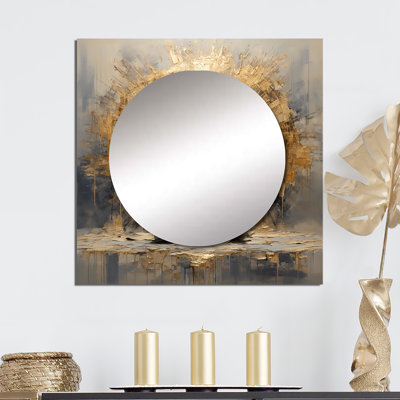 Miroir carré méditation pour salle de bain Issobella