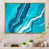Toile avec cadre flottant or