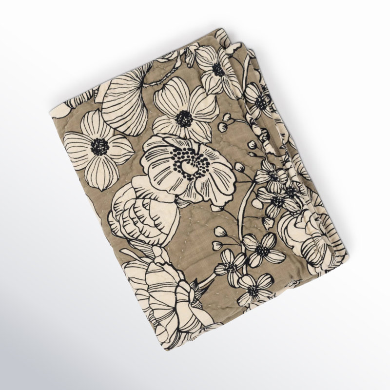 Kimpton 100% Cotton Quilt - Queen, Laurel, Queen