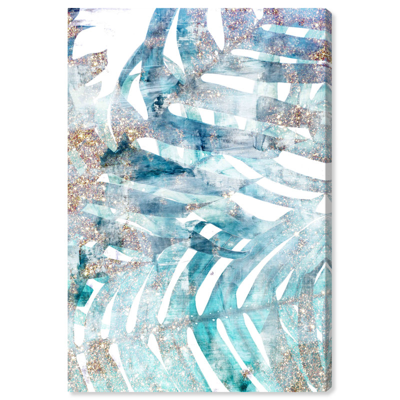 Impression sur toile florale et botanique, H 24 po x l 16 po x P 0,8 po