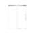 Frameless Single sliding shower door-121607609