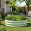 Lit de jardin surélevé en métal 2,5 pi x 2,5 pi Cotilla-2079043032