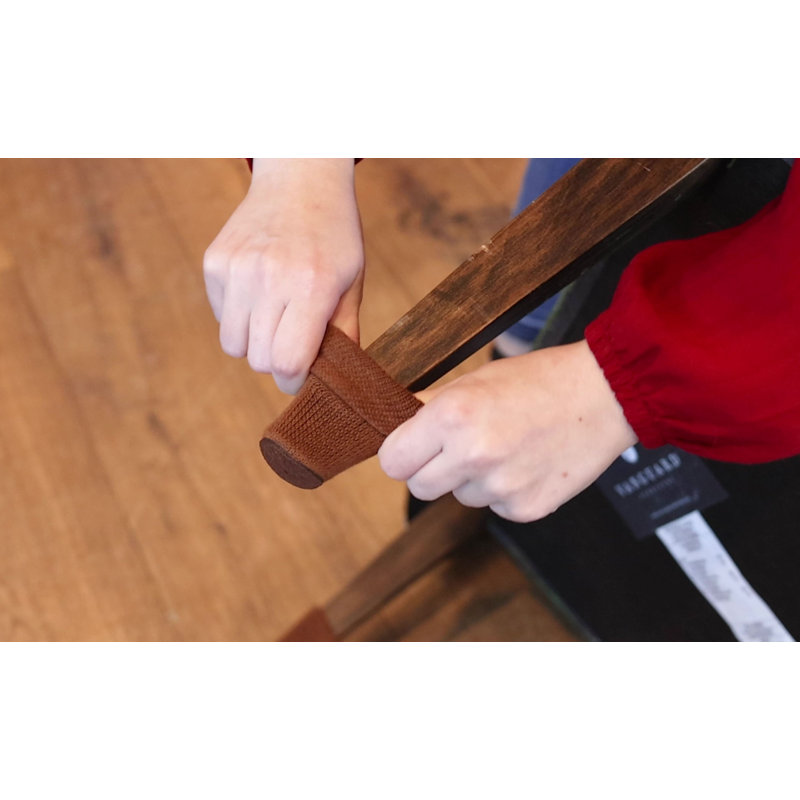 Quincaillerie de protection de plancher pour chaise, Brun foncé