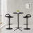 Round Metal Base Dining Table-95377414