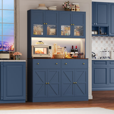 74.4-Inch Tall Pantry & Storage Cabinet
