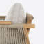 Fauteuil club d'extérieur, ensemble de 2