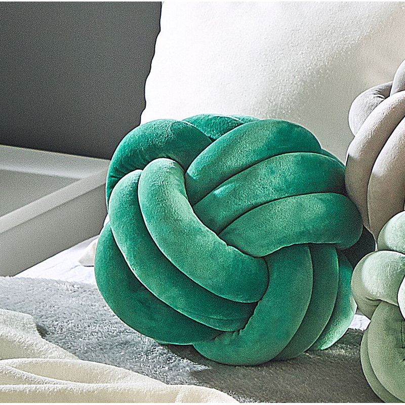Fowlerville Novelty Cushion, Green/Irovy
