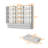 78.7'' H X 94.5'' W 6-Drawer 4-Tier Display Bookcase With Glass Doors And LED Light-1727296642
