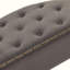 Banc de rangement à couvercle rabattable rembourré-128338593