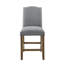Chaise de comptoir avec têtes de clou (ensemble de 2)