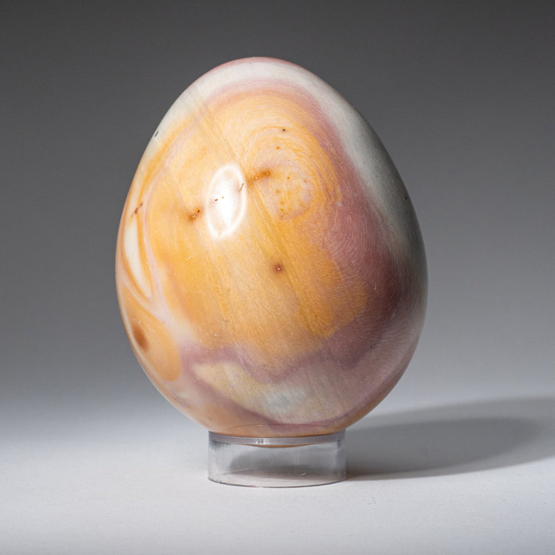 Véritable œuf polychrome poli de Madagascar (1,3 lb)