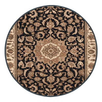 Machine Washable Persian Brown Area Rug