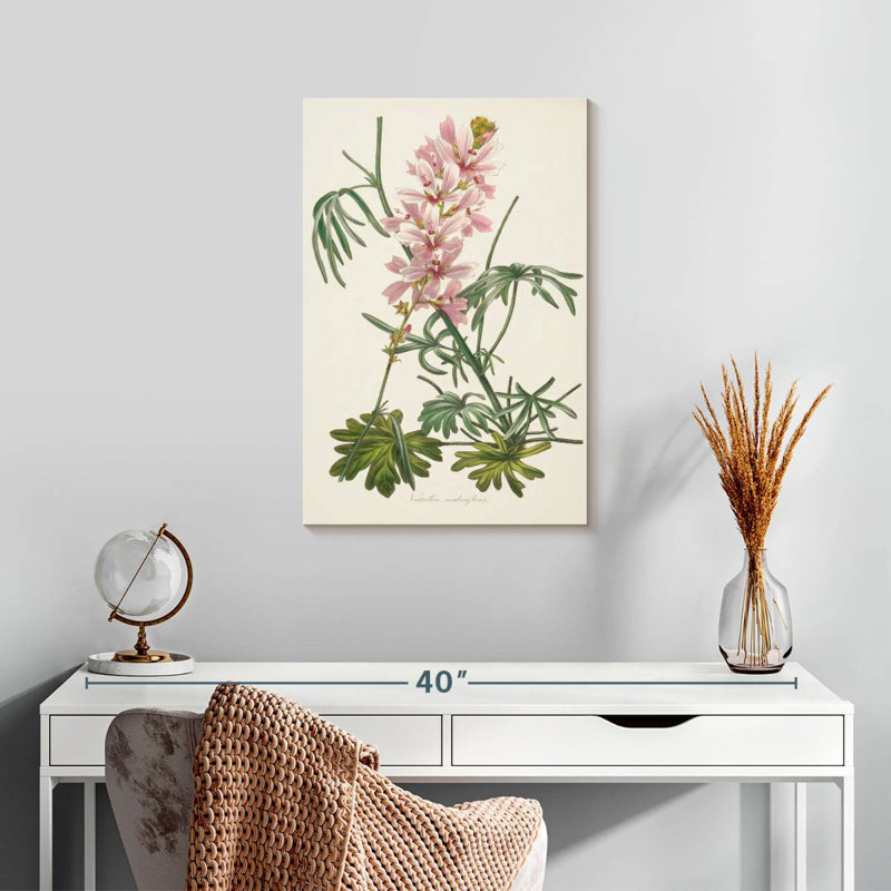 Harnek antique botanique I crème, H 24 po x l 16 po