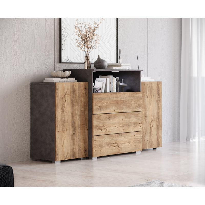 Sideboard Walnut River, Brown