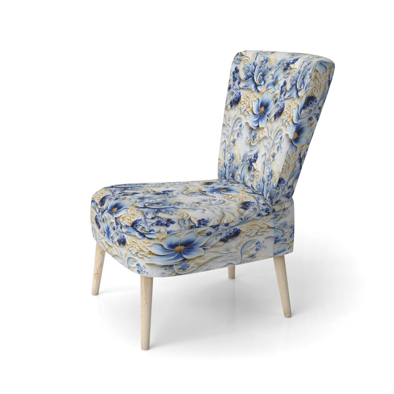 Nautique Allure Paisley Motif - Chaise d'appoint rembourrée Boho