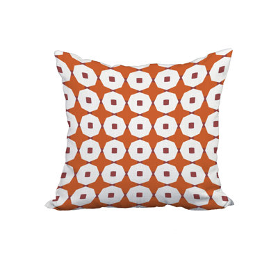  Housse et insert de coussin 100% coton imprimé carré