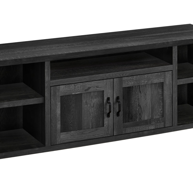 Tv Stand, 60 Inch, Console, Media Entertainment Center, Storage Cabinet, Living Room, Bedroom, Transitional, Black