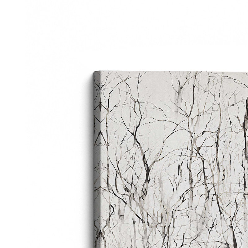Winter's Lace, ensemble de 2 impressions sur toile dans un cadre, H 18 po x l 24 po x P 1,25 po, Toile tendue