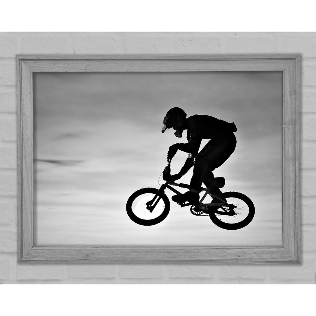 BMX Jump B N W - Drucken