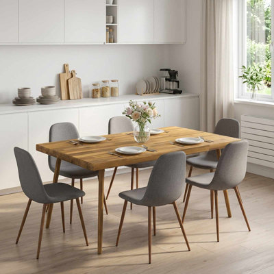 Table Top Solid Acacia Wood Modern Table Home Furniture Dining Surface