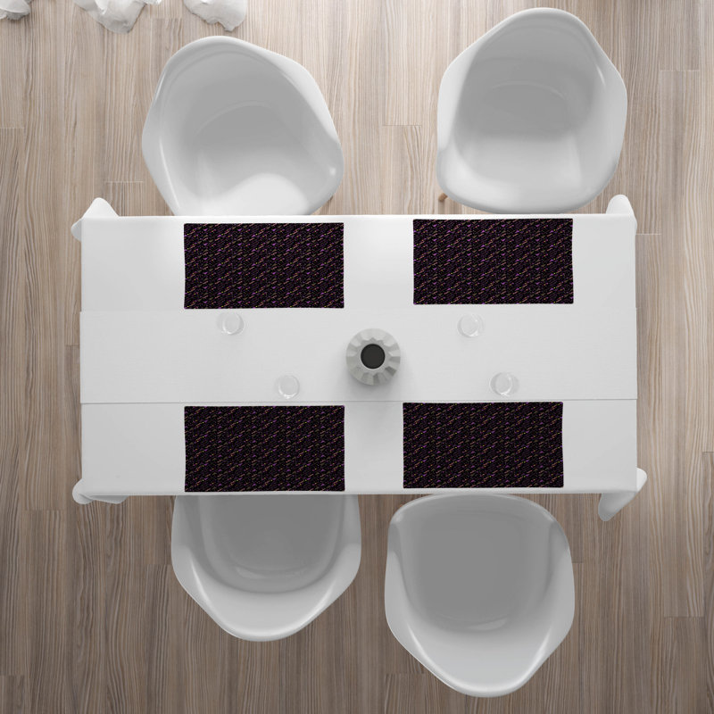 Polyester Abstract Rectangle Placemat