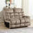2-Piece Modern And Upholstered Soft Manual Reclining Living Room Set-109867513