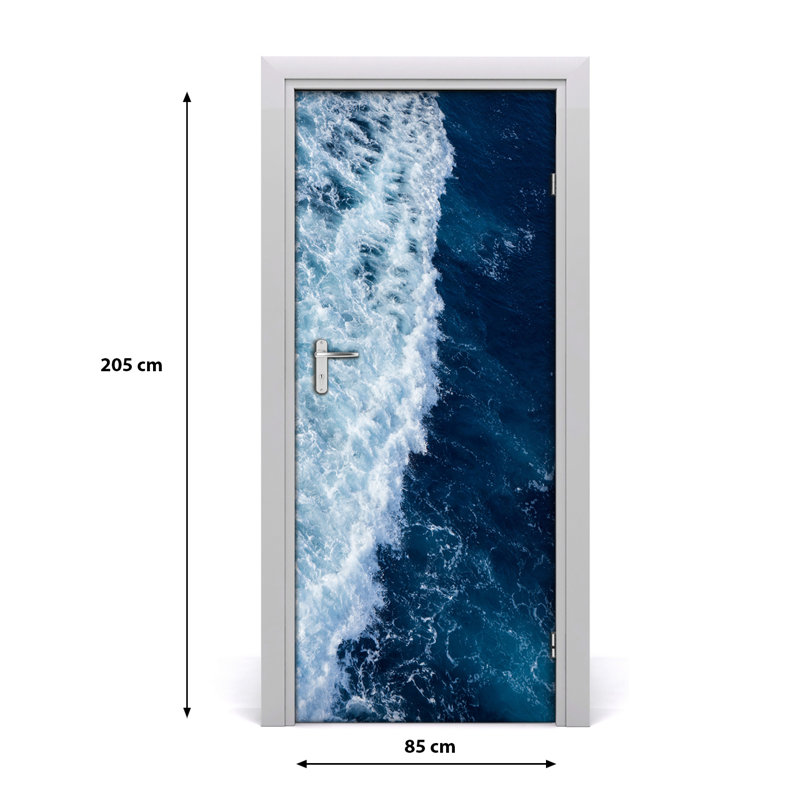 Sea ​​waves Door Decal