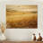 Countryside Golden Fields In Summer Light II - Countryside Wood Wall Art - On Natural Pine Wood-1255731601